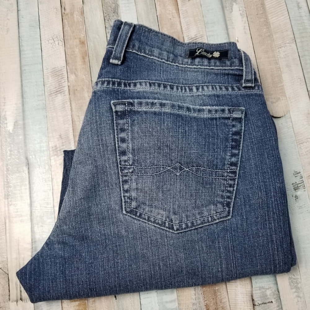 Lucky Brand Classic Rider Crop Jeans